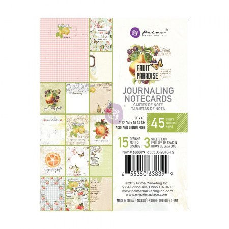3x4-journaling-cards-fruit-paradise-collection
