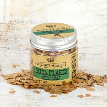 art-ingredients-mica-flakes-gold-leaf-17g