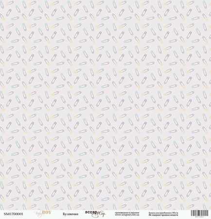 list-odnostoronnej-bumagi-30x30-sm-190-gramm-scrapmir-bulavochka-kollekcziya-baby-boy-29-rublej