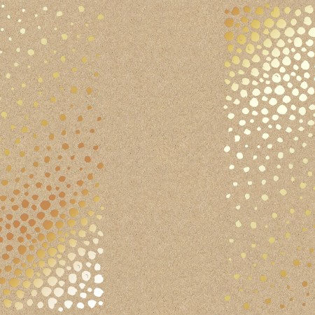 list-odnostoronnej-bumagi-s-folgirovaniem-golden-maxi-drops-kraft-fabrika-dekora