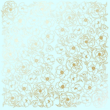 list-odnostoronnej-bumagi-s-folgirovaniem-golden-pion-mint-30-h-30-sm-fabrika-dekora